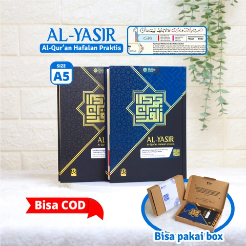 Halim Quran - MUSHAF AL QURAN HAFALAN PRAKTIS TERJEMAH TAJWID AL YASIR A5 HARD COVER
