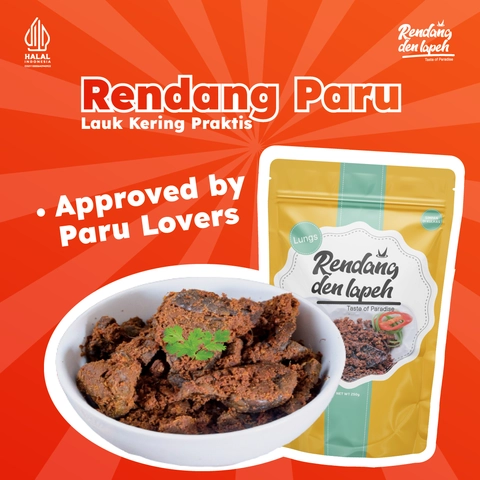 Rendang Den Lapeh - Rendang Paru Asli Padang Rendang Premium