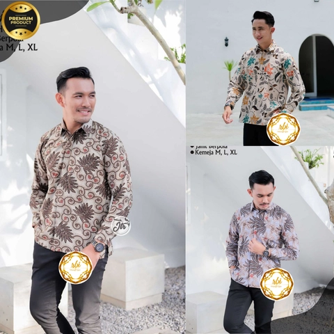 Rambe Batik Indonesia - Batik Kemeja Panjang Berkualitas F6