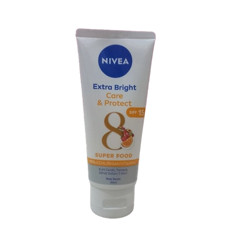 Kayfa Shop - NIVEA Extra Bright body serum 180ml-SPF15