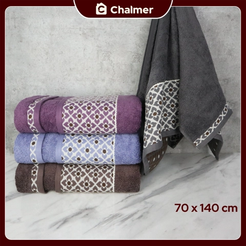 Chalmer - Chalmer - Handuk Mandi Chalmer 70 x 140 cm Motif Zuma Handuk Mandi Dewasa Premium