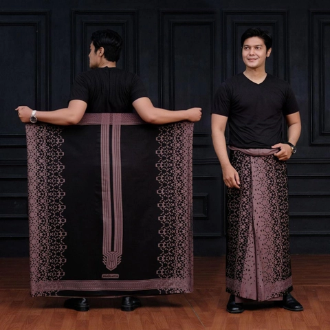 Kois Batik - Sarung Batik Pria Dewasa Kekinian Modern Free peci rajut motif palista