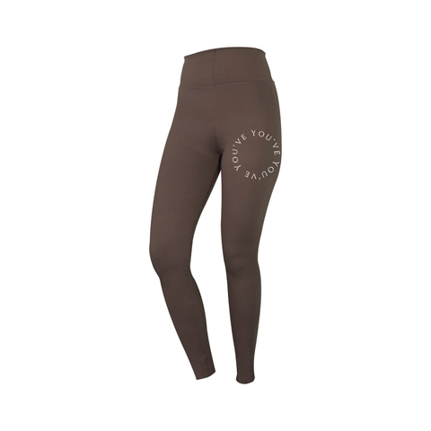 Youhave - Yoga Legging Celana Olahraga Wanita High Waist Gym Running Sport Senam Zumba Polos Yoga Y00010