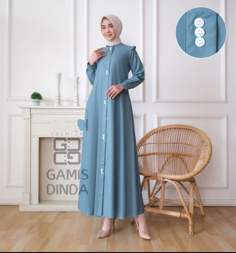 Celin Fashion [TA] - Gamis Dinda polos