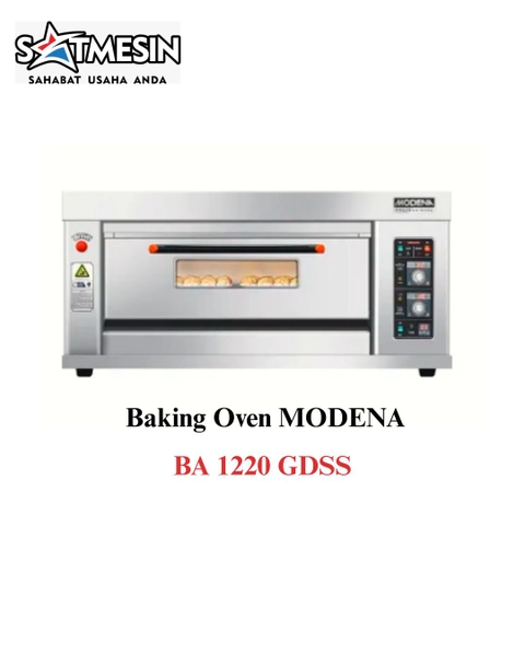 SATMESIN - Baking Oven BA 1220 GDSS MODENA