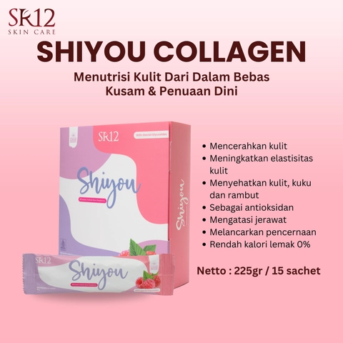 SR12 Shiyou Collagen Drink Menutrisi Kulit Dari Dalam 1 box (15 sachet)