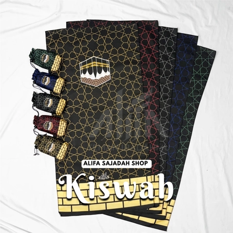 Alifa Sajadah Shop - Sajadah Travel Kiswah Free Pouch