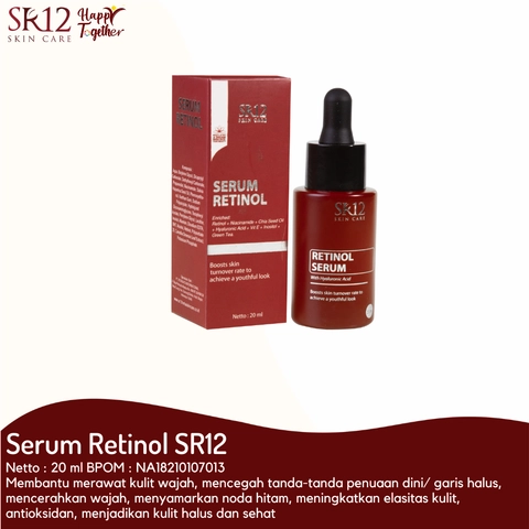 SR12 Serum Retinol Mengencangkan Kulit dan Mencerahkan Kulit