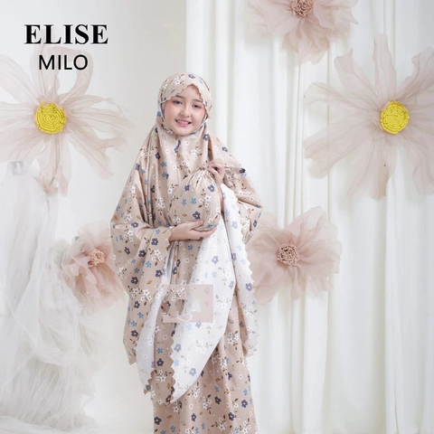 qayd - UZN Mukena Anak Tanggung Katun 2in1 Elise