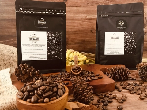 Sumatra Highlands - KOPI BUBUK ESPRESSO BLEND ARABICA COFFEE BUBUK/BIJI 200 GR