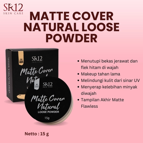 SR12 Jawa Barat - SR12 Loose Powder SPF 20 Tahan Lama Full Coverage Dan Flawless Finished