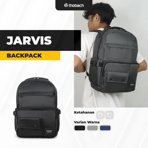 Thobach official - THOBACH-BACKPACK JARVIS TAS RANSEL LAPTOP PRIA WANITA MULTIFUNGSI