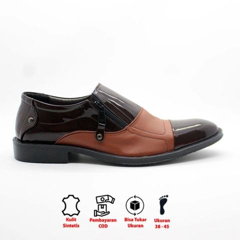 eastbrook - HASHIRA CASUAL MEN SUITEMAN SERIES GLOSSY LEATHER RUBBER SOLE