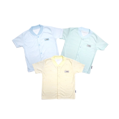 FLUFFY - FLUFFY Baju Pendek Anak Salur (Isi 3Pcs) BDX SNP 1/2/3