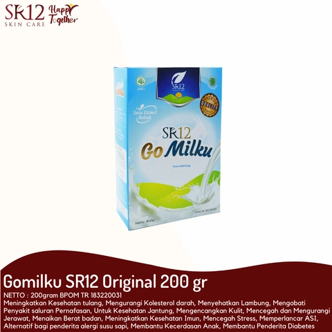 Go Milku SR12 Susu Kambing Etawa Gomilku Original Melancarkan Asi Menyehatkan Jantung