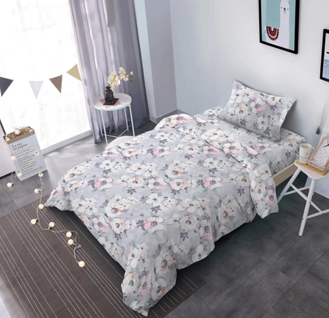 Kintakun - Bedcover Set Fitted 120 Single Aesthetic Dluxe Microtex T30 cm