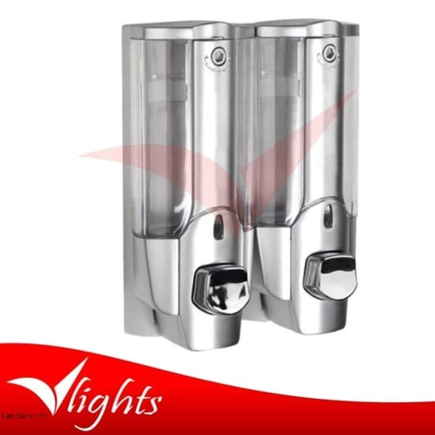 V Lights - Dispenser Sabun Cair Dan Tempat Sampo 2 Tabung