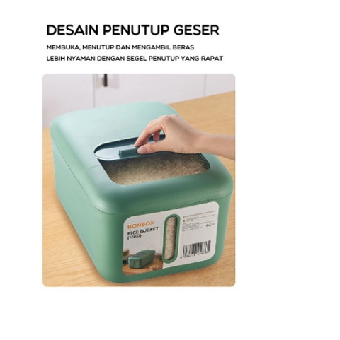 UTAMAMEGA - Tempat Penyimpanan Beras Rice bucket kapasitas 12 Kg