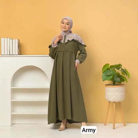 Henfa id - Gamis Crinkle/Gamis Brukat/Gamis Kondangan/Gamis Musamma 23/Gamis Syari