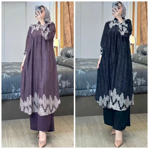 Khisna collection - New long tunik Casandra wanita dewasa terbaru best seller