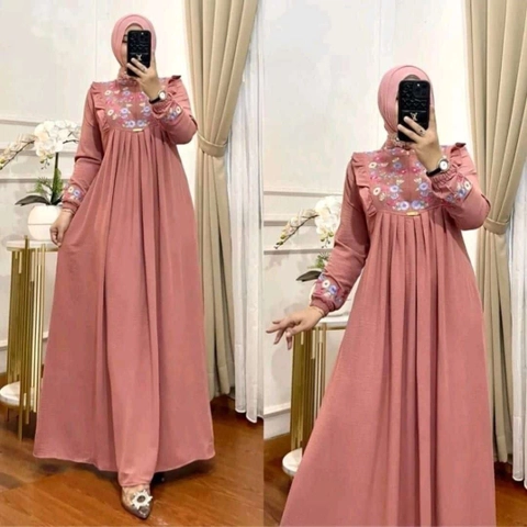 Khisna collection - New gamis gema bordir