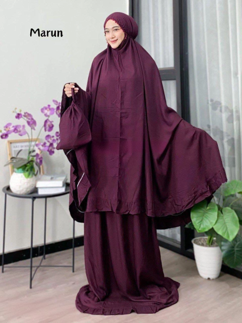 Khisna collection - Mukena dewasa potongan rayon premium jumbo standar