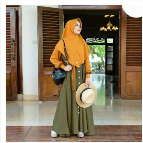 Diesa - Gamis Mecca Syari Dress set Hijab