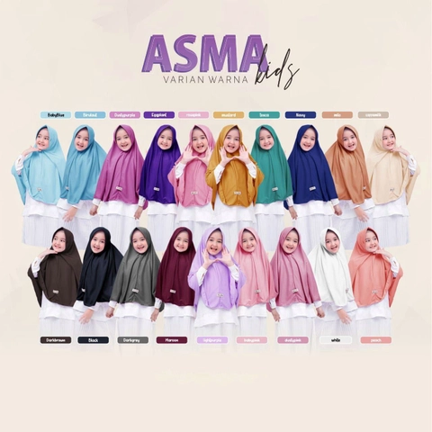 AIZANA MOSLEM FASHION - Daily Khimar Anak Instan Asma