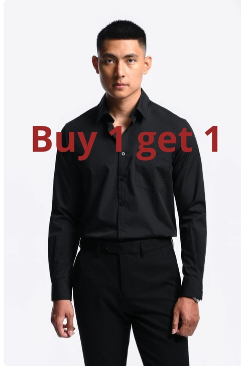 MR DEE - Buy 1 get 1 kemeja polos pria elegan