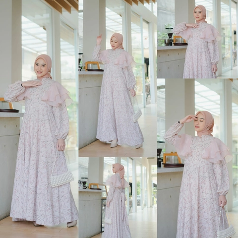 astro - maxi dres wanita meghmsa realpict