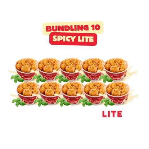 Makanan Ringan Paket Bundling 10 chicken Spicy Lite