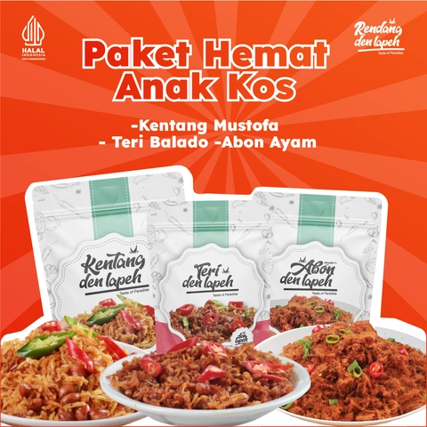 Rendang Den Lapeh - PAKET HEMAT LAUK PRAKTIS DAN ENAK SPESIAL ANAK KOS
