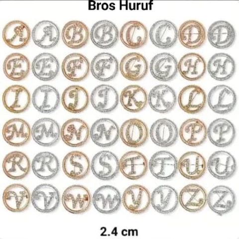 ALMIRA STORE - Bros Logam Huruf