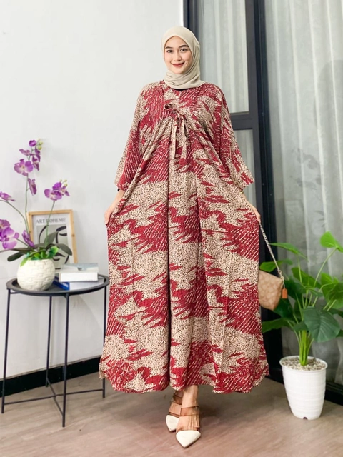 Batik Ayodha - GAMIS KAFTAN KAMILA ALLSIZE JUMBO