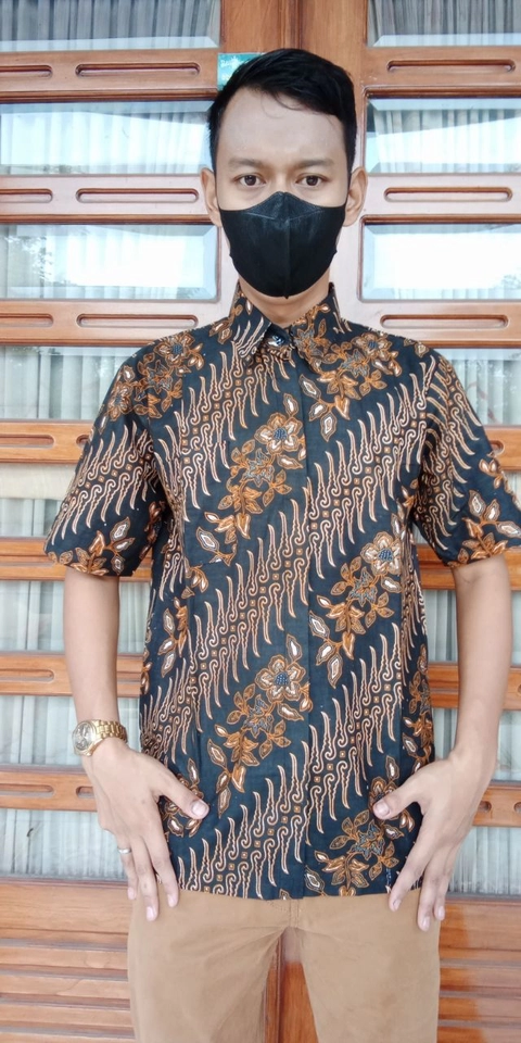 Batik Berjaya - Kemeja lengan pendek Batik Nafil