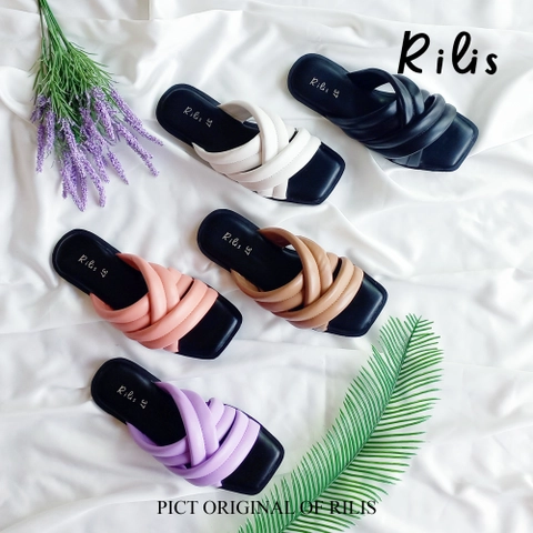 Rilis - Sandal Wanita Slip On Delia (Rilis 35)
