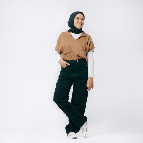 MKY Clothing - STRAIGHT JEANS KULOT HIGH WAIST
