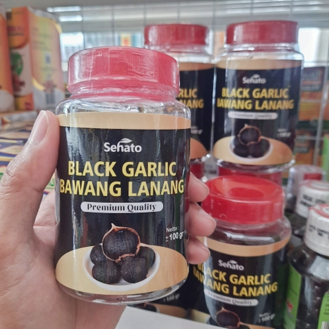 Black Garlic Bawang Lanang - Bawang Hitam Tunggal Premium Quality Sehato
