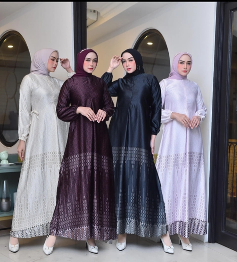 Celin Fashion [TA] - Gamis LUCHIA motif