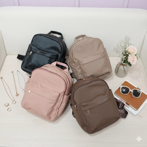 CBL - Ransel NADINE - Tas Ransel Backpack Wanita NADINE Simple Elegant Bahan Nilon Premium Waterproof Ant