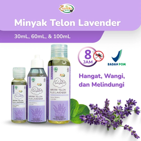 Zeeida Herbal - Minyak Telon Baby Minyak Pijat Bayi Hangat Melindungi Aroma Lavender