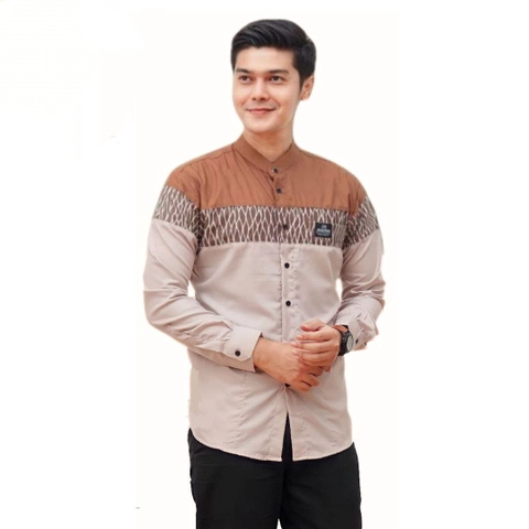 Kois Batik - Baju muslim pria dewasa terbaru motif sandiko