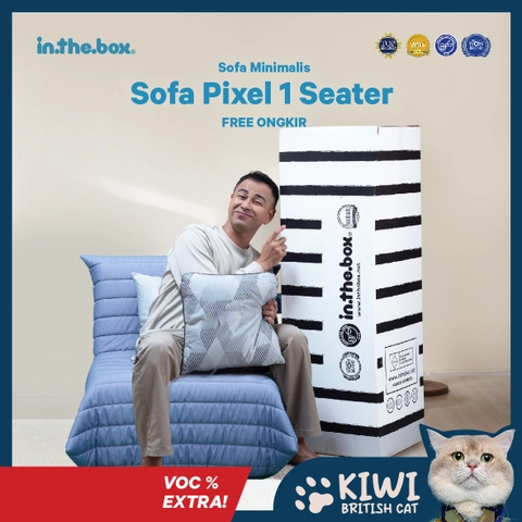 Inthebox - INTHEBOX Sofa Pixel 1 Seater Free Bantal