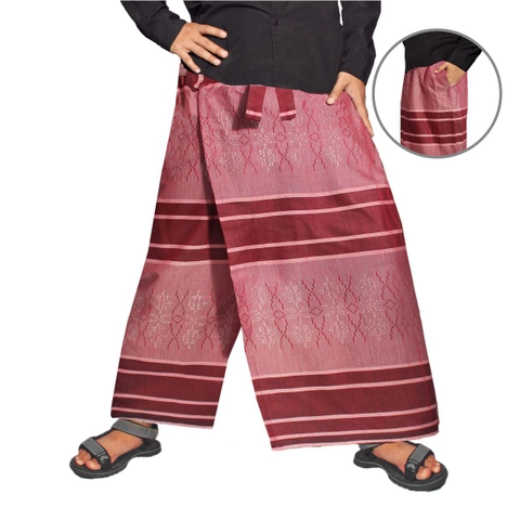 Tikabusana - Sarung Celana Anak Dan Dewasa Merah Doby