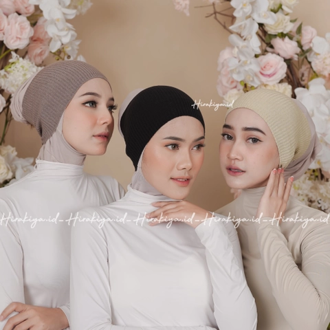 Hirakiya id - Anysa Inner Bandana Rajut Premium