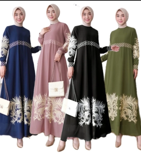 Celin Fashion [TA] - Gamis Emma bordir