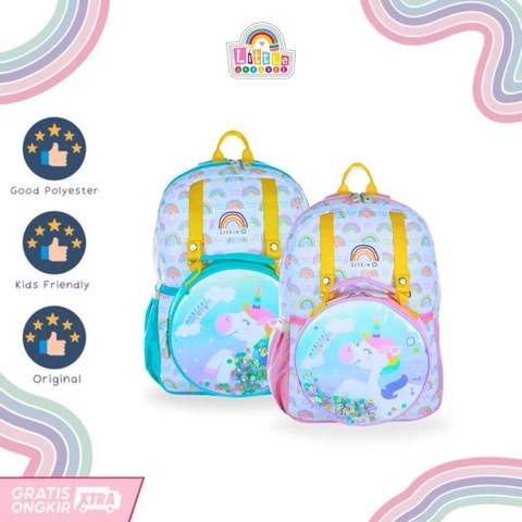 LITTLE NEOSACK - Tas Ransel Casual anak Sekolah backpack Anak Free Tas Selempang - MAGICAL PONY LA
