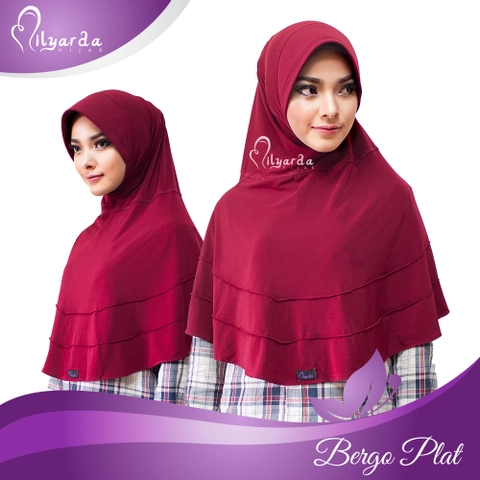 Milyarda Hijab - Bergo Plat Kerudung Instan Pet Hijab
