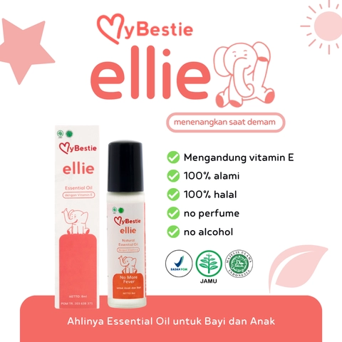 MyBestie Official - MyBestie Ellie - Essential Oil Penurun Panas dan Demam Bayi