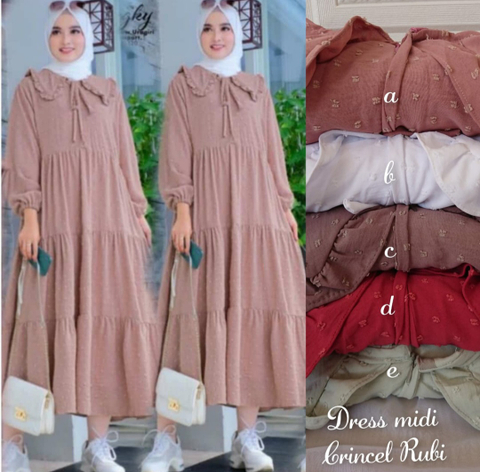 Fisky Collection - Midi Dress Uragiri Premium (Buy 1 get 1 Mini Gold)